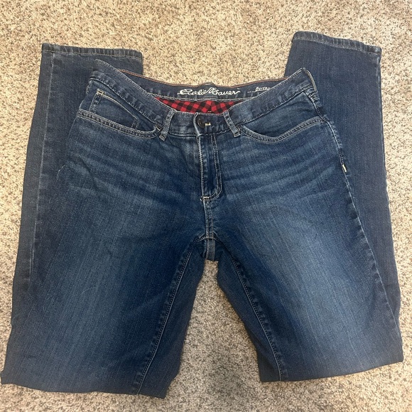 Eddie Bauer Dark Blue Straight Leg Jeans - Picture 1 of 4